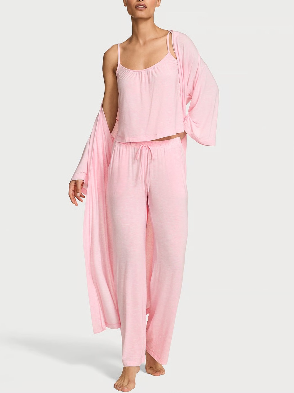 NWT Victoria's Secret SoSoft 2-Piece Pink Set - Cami Tank Top & Pants Size XS/S
